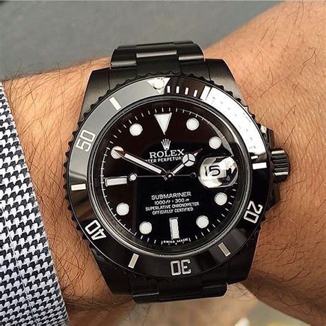 rolex all black|all black rolex submariner price.